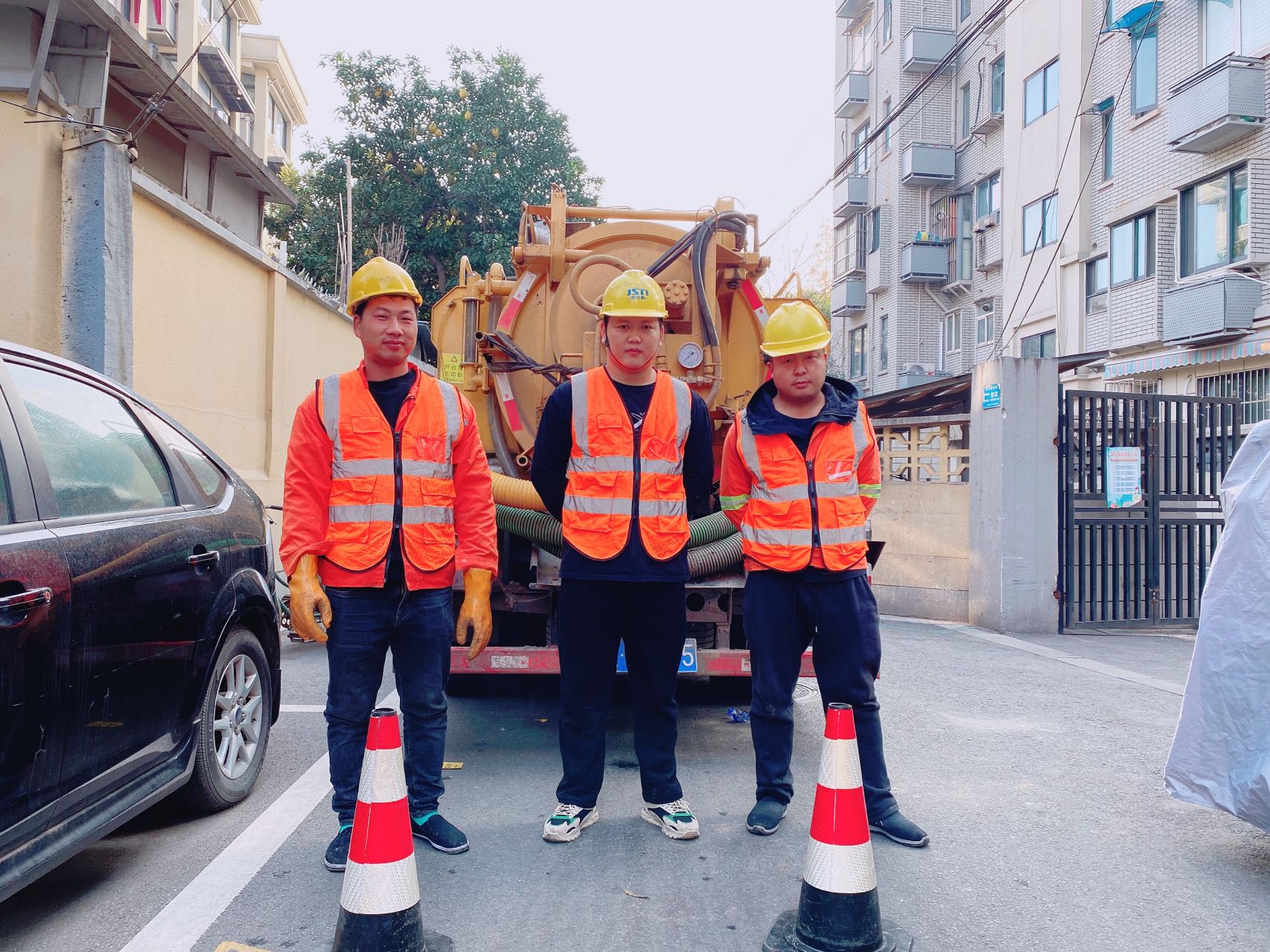 绍兴南京某小区管道清淤检测施工